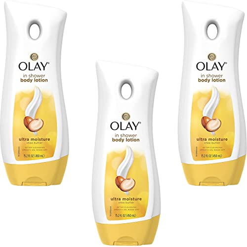 Olay Ultra Moisture In-Shower Lotion With Shea Butter 15.2oz (3 Pack) by Olay