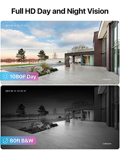 zosi 8-Channel HD-TVI 720P 1080N DVR Cámara de vigilancia de video Seguridad Kit 8 x 1280TVL Cámaras de interior exterior IR resistente a la intemperie 65 pies 20 m de visión nocturna con IR Cut sin disco duro