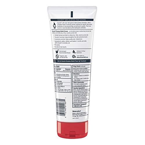 Eucerin Eczema Relief Body Creme for Unisex Body Cream 8 oz