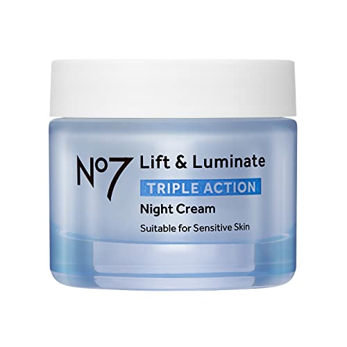Boots No7 Lift and Luminate Night Cream 1.6 onzas líquidas