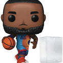 Funko Pop! Movies: Space Jam, A New Legacy - Figura de vinilo Lebron James Dribbling #1090 (incluye funda protectora compatible con Pop Box)