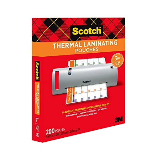 Scotch Brand Pro Thermal Laminator, Never Jam Technology Automatically Prevents Misfed Items