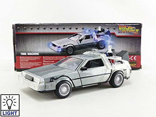 Jada 1:24 Diecast Back to The Future 2 Time Machine with Lights