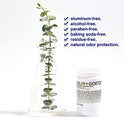 Malin + Goetz Desodorante de eucalipto bergamota, ingredientes naturales, eficaz contra el olor y el sudor, todo tipo de piel, sin residuos ni manchas, sin aluminio, alcohol, bicarbonato de sodio, parabenos, 2.6 onzas líquidas