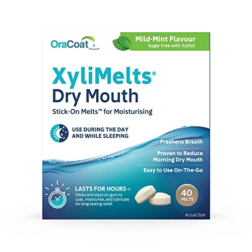 Xylimelts XyliMelts para boca seca, menta suave, 60 discos(s)