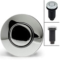 YuanKanJu Single Outlet Sink Garbage Disposal Air Activated Switch (Chrome Finish)