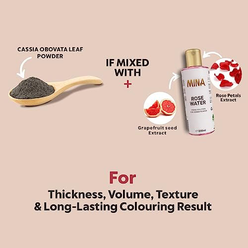 MINA Eyebrow Henna for Eyebrow Color and Tinting kit- Medium Brown