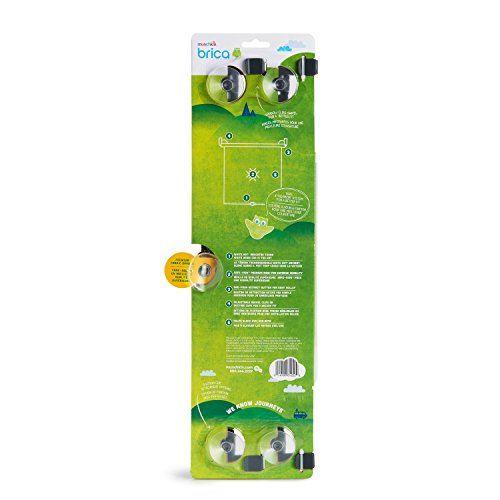 Munchkin® Brica® Sun Safety™ - visualización Enrollable para Ventana de Coche con Alerta de Calor White Hot®, Paquete de 2, Color Negro