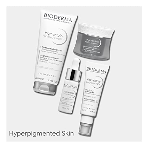 Bioderma | Pigmentbio Foaming Cream Limpiador Iluminador 200ml | Exfolia e ilumina la piel con manchas e hiperpigmentación