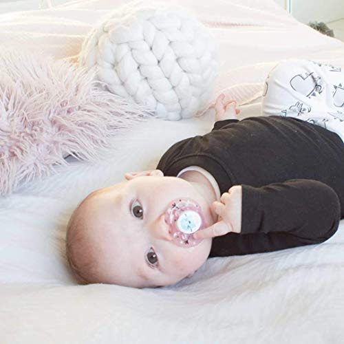 Tommee Tippee Closer to Nature Moda Baby Chupetes 0-6 meses – 4 unidades, color rosa