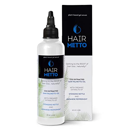 HAIRMETTO Saw Palmetto Stinging Nettle SERUM for Hair Growth, Hair Regrowth, Alopecia, Hair Loss, Baldness Treatment, DHT Blocker, Androgen Blocker, Hair Follicle Stimulator Oil for Hair Regeneration