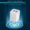 USB Wall Charger, [2-Pack] 5V/2.1AMP AILKIN 2-Port USB Wall Charger Home Travel Plug Power Adapter Charging Box for iPhone 14 13 12 Pro MAX Mini SE 11 11Pro XS XR X 8 Plus, Samsung Galaxy, LG, Moto