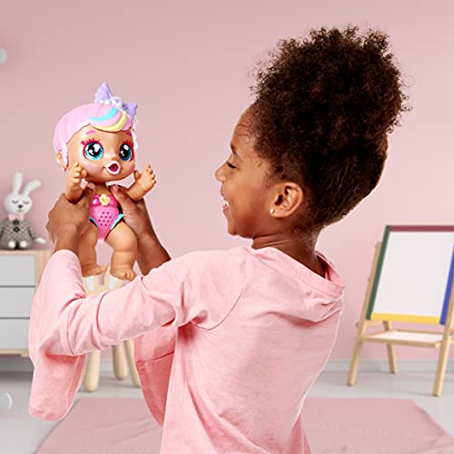 Kindi Kids Muñeca electrónica de 6.5 Pulgadas y 2 Accesorios - Poppi Pearl Bubble 'N' Sing