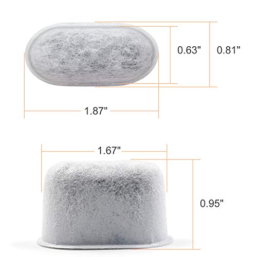 De carbón vegetal de repuesto Filtros de agua – Elimina el cloro, olores, y otras impurezas de water-for Cuisinart máquinas de café