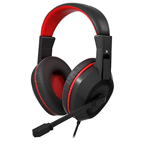 Mars Gaming MAH1V2 Biauricular Diadema Negro, Rojo auricular con micrófono - Auriculares con micrófono (Consola de videojuegos + PC/Videojuegos, 7.1 canales, Biauricular, Diadema, Negro, Rojo, Acrilonitrilo butadieno estireno (ABS))