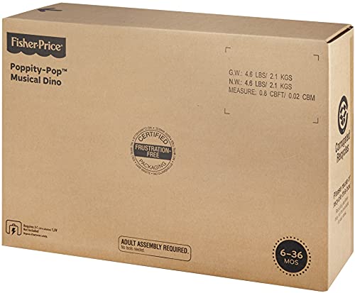 Fisher-Price Go Baby Go Poppity-Pop Dino musical