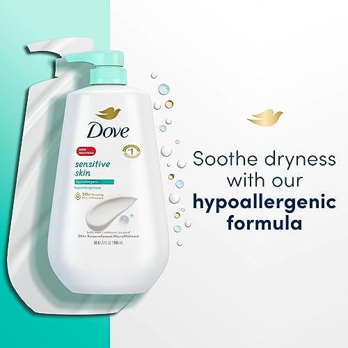 Dove Purely Pampering Body Wash, Shea Butter 22 Ounce, 4 Count