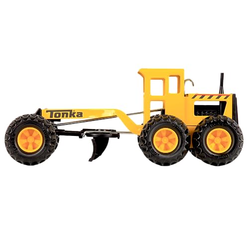 Tonka Steel Classics Road Grader (FFP), Black, Yellow