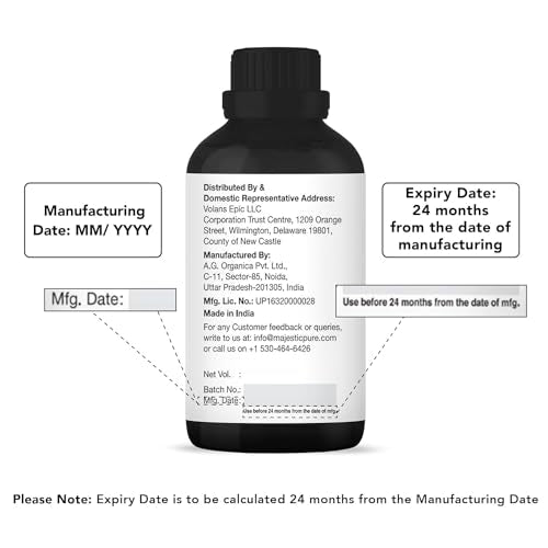 Majestic Pure Aceite esencial de eucalipto, puro y natural con grado terapéutico, aceite de eucalipto de calidad prémium