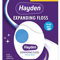 Hayden Clean+ - Hilo dental | paquete de 6 | menta polar con activos antisarro para un cuidado suave | 30 yardas por unidad