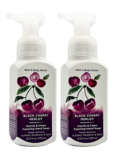 Bath & Body Works, Gentle Foaming Hand Soap, Black Cherry Merlot (2-Pack)