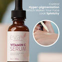 Vitamin C Serum 20% by Eva Naturals (1 oz) - Best Vitamin C Serum for Face, Offers Anti-Aging & Protection Against UV & Free Radical Damage - Hyaluronic Acid, Vitamin E & Turmeric - Enhanced Formula by Eva Naturals