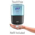 Purell HEALTHY SOAP Soft & Foam ES6 Kit de iniciación, 1 – 1200 ml sin fragancia de jabón + 1 dispensador de jabón sin contacto de grafito PURELL ES6 (paquete de 1) – 6472-1G