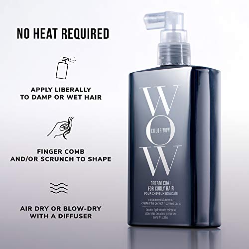Color WOW chamarra de sueño para cabello rizado, niebla de humedad milagrosa para rizos perfectos sin encrespado, 6,7 fl. oz.