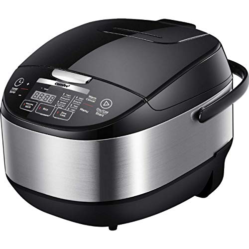COMFEE' Arrocera, olla de cocción lenta, vaporizador, salteado, máquina de yogur, olla con temporizador de retardo de 24 horas