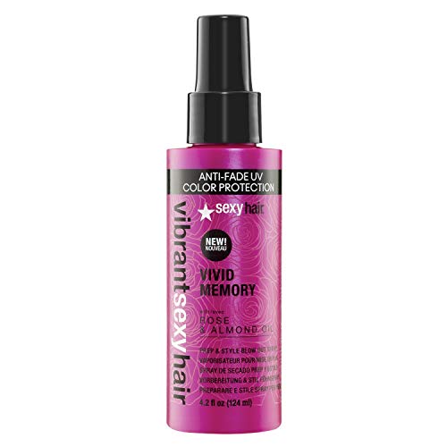 SEXYHAIR Vibrant Vivid Memory Prep & Style Blow Out Spray, 4.2 fl. oz.