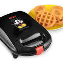 Disney DCM-9 Mickey Mini - Máquina para hacer gofres, color negro