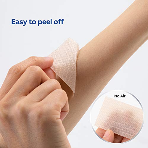 Puriderma Medical - Hojas de silicona para eliminar cicatrices (5 unidades) – Rápido y eficaz en queloides, cirugía, quemaduras, acné, cicatrices de sección C