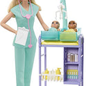 Muñeca Barbie Careers Pediatra 2 Bebés rubia