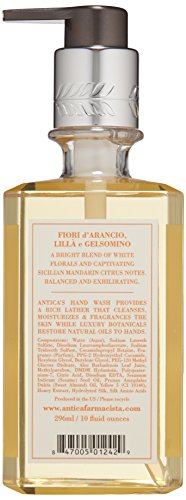 Antica Farmacista Hand Wash, Orange Blossom, Lilac & Jasmine, 10 Fl. Oz.