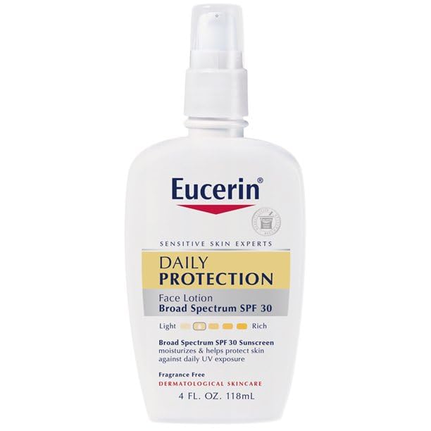 Eucerin - Daily Protection Moisturizing Face Lotion Fragrance Free 30 SPF - 4 oz. by Eucerin