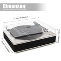 LP&No.1 Tocadiscos Bluetooth Tocadiscos con Altavoces Integrado