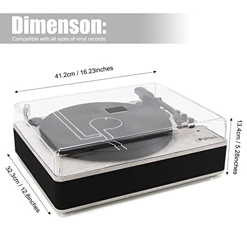 LP&No.1 Tocadiscos Bluetooth Tocadiscos con Altavoces Integrado