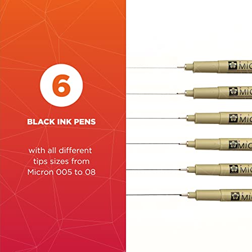 Sakura Pigma Micron Ink Pen Set