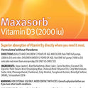 Vita Sciences Vitamin D3 Skin Cream - 2000IU Maxasorb D3 Lotion - 1.7 Fl Oz by Vita Sciences