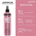 Sexy Hair Hot Support Me Heat Protection Setting Hairspray for Women Hairspray 8.5 oz