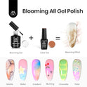 Beetles Nail Blooming Gel, 15ml Clear UV LED Blossom Gel Polish for Spreading Effect, Marble, Natural Stone, Watercolor, Floral Print Nail Art Design Manicure