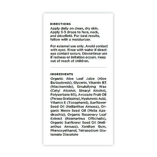 Niacinamide B3 Face Moisturizer Serum, DOUBLE SIZE
