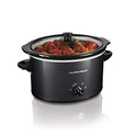Hamilton Beach 33195 Extra-Large Stay or Go Slow Cooker, 10 Quart Capacity, Black