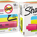 Sharpie Resaltadores estilo tanque, punta de cincel