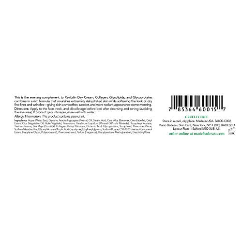 Mario Badescu Revitalin Crema de noche, 1 onza