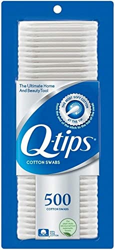 Q-tips - Cubos de algodón (500 unidades, 2 unidades)