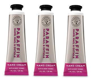 Bath and Body Works 3 unidades de crema de manos de parafina. 1 onza