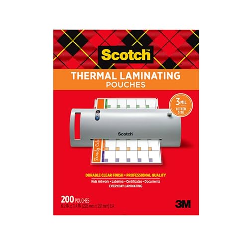 Scotch Brand Pro Thermal Laminator, Never Jam Technology Automatically Prevents Misfed Items