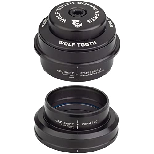 Wolf Tooth EC44 Upper EC44 Lower GeoShift 2° Performance Angle Headset negro pequeño ECEC44L-G2-BLK-B