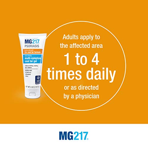 MG217 Psoriasis Non-Drying Multi-Symptom 2% Coal Tar Gel - 4 oz Tube